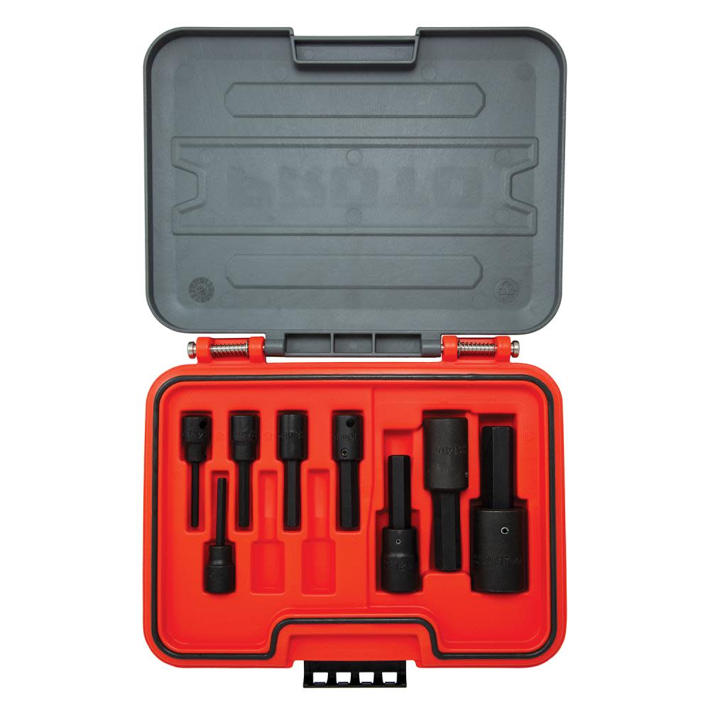Proto Socket Set 3/8 & 1/2 DR 10pc MM HEX IM - Flockneti