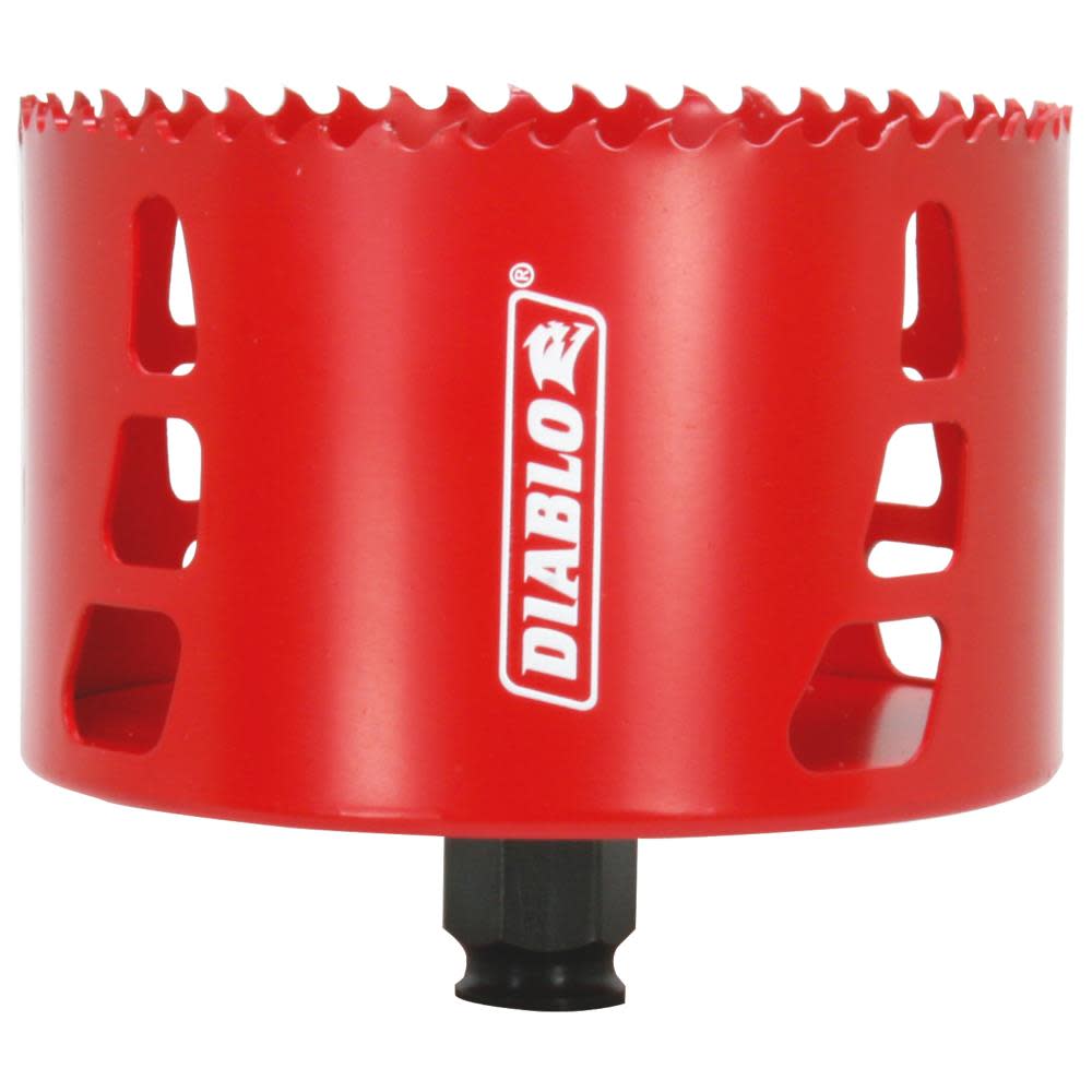 Diablo Tools 4-1/8 in. x 2-3/8 in. High Performance Bi-Metal Hole Saw - Flockneti