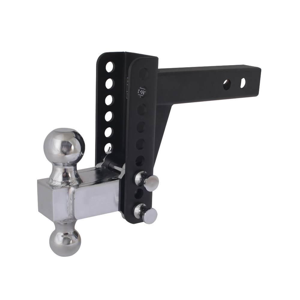 Trailer Valet Blackout 14000 lbs Capacity Adjustable Drop Hitch 2″ & 2 5/16″ Ball - Flockneti