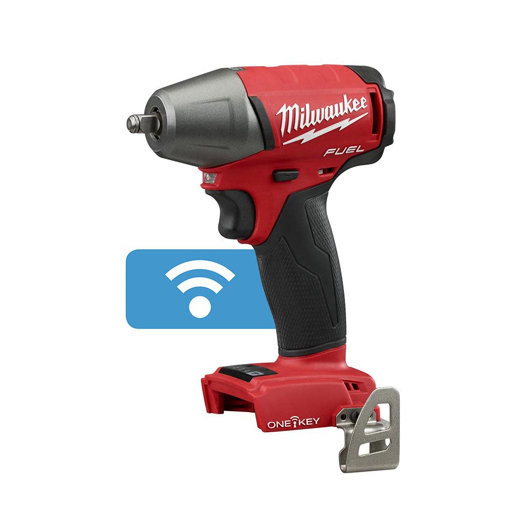 Milwaukee M18 FUEL 3/8 in. Compact Impact Wrench with Friction Ring with ONE-KEY - Flockneti