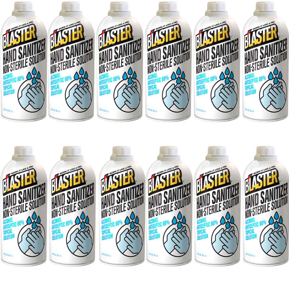 Blaster Liquid Hand Sanitizer Without Pump 8oz 12pk - Flockneti