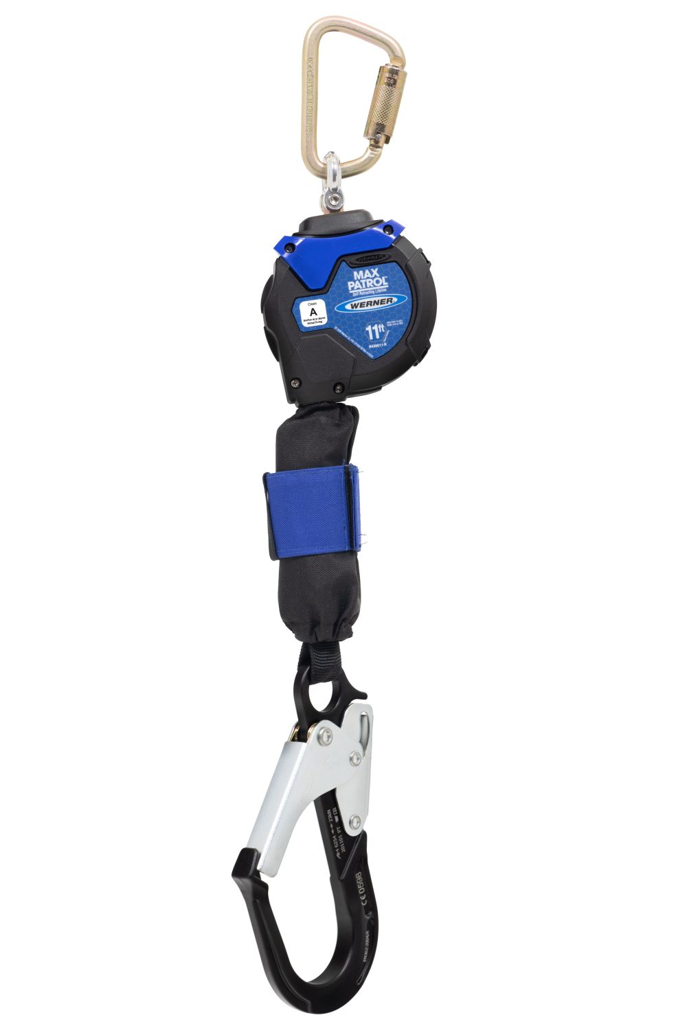 11 Ft Max Patrol Self-Retracting Lifeline with Aluminum Rebar - Flockneti