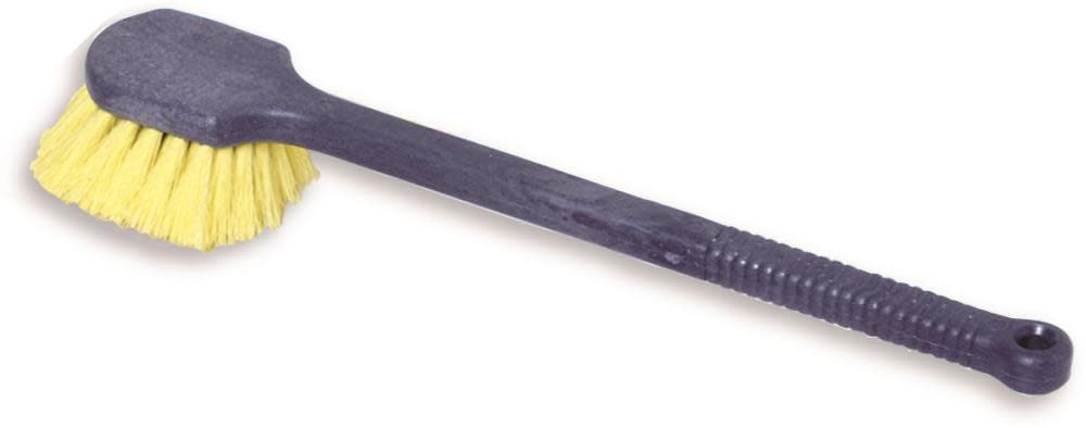Rubbermaid Long Plastic Handle Utility Brush Synthetic Fill - Flockneti