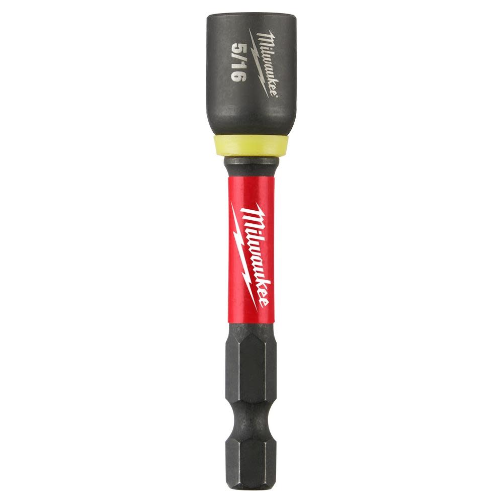 Milwaukee SHOCKWAVE Impact Duty 5/16 x 2 9/16″ Magnetic Nut Driver 10pk - Flockneti