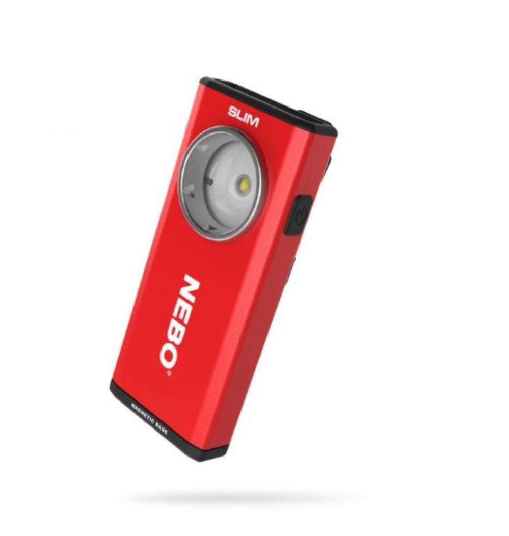 Nebo SLIM Flashlight Pocket Rechargeable Red - Flockneti