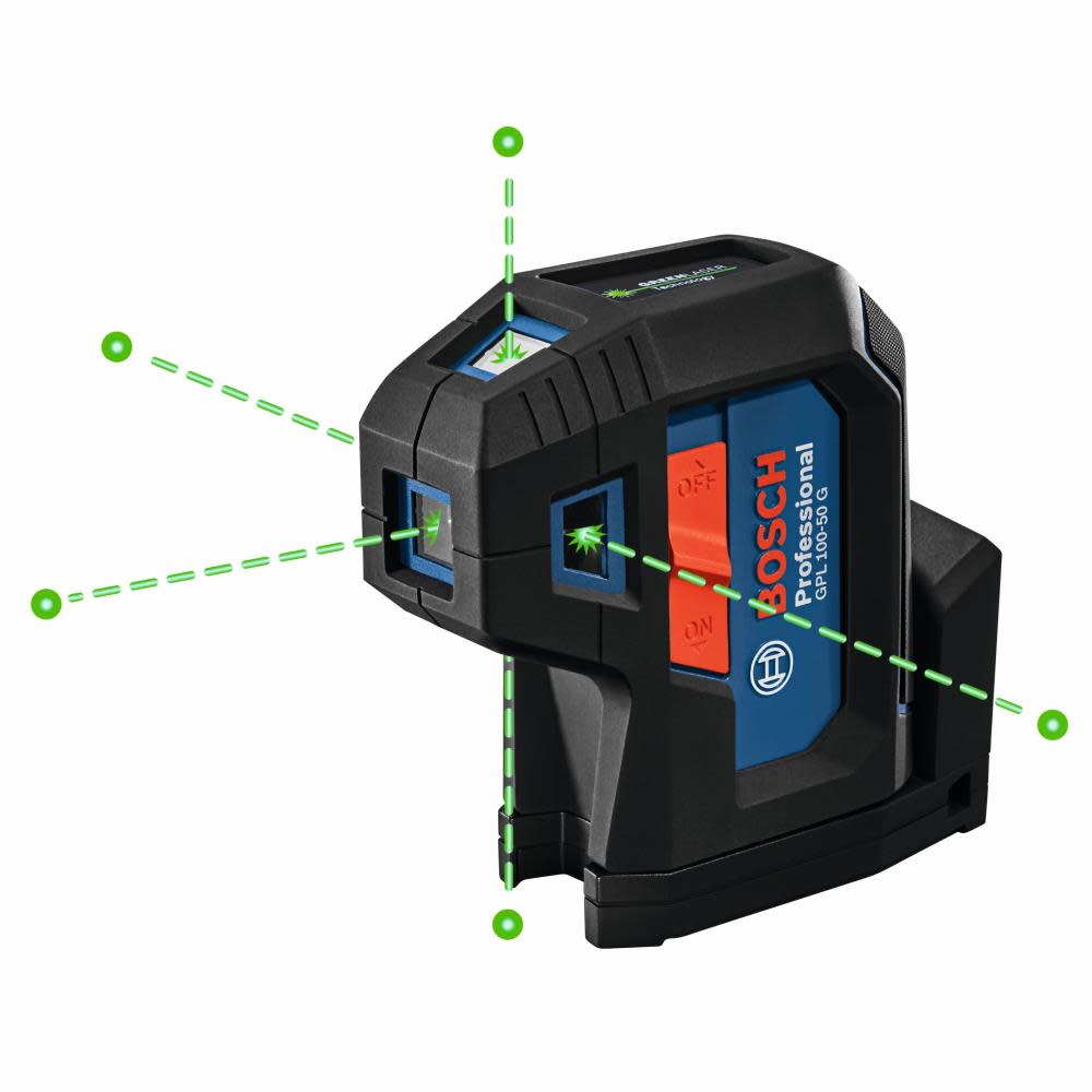 Bosch Green Beam Five Point Self Leveling Alignment Laser - Flockneti