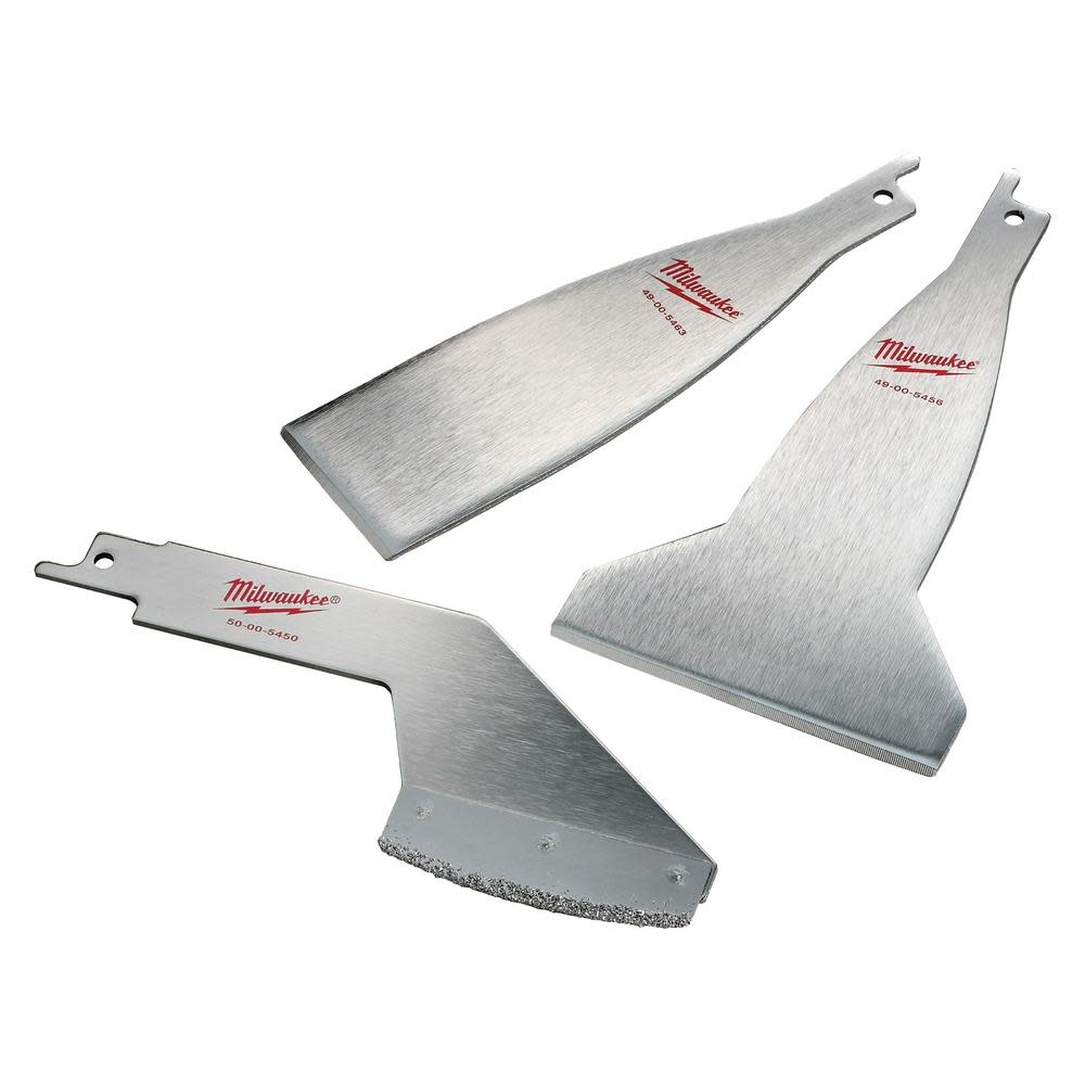 Milwaukee Material Removal Blade Set 3PK - Flockneti