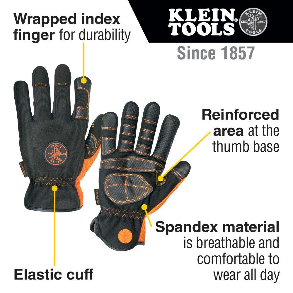 Klein Tools Electricians Gloves Large - Flockneti