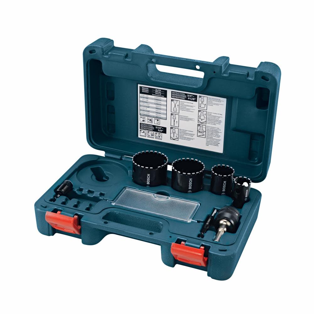 Bosch 7 pc. Diamond Hole Saw Set - Flockneti