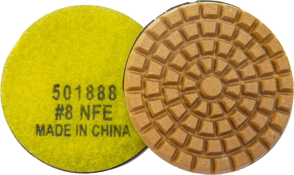 National Flooring Equipment Resin Bond Metal Grinding Disks – 1800-3000 Grit 3mm - Flockneti