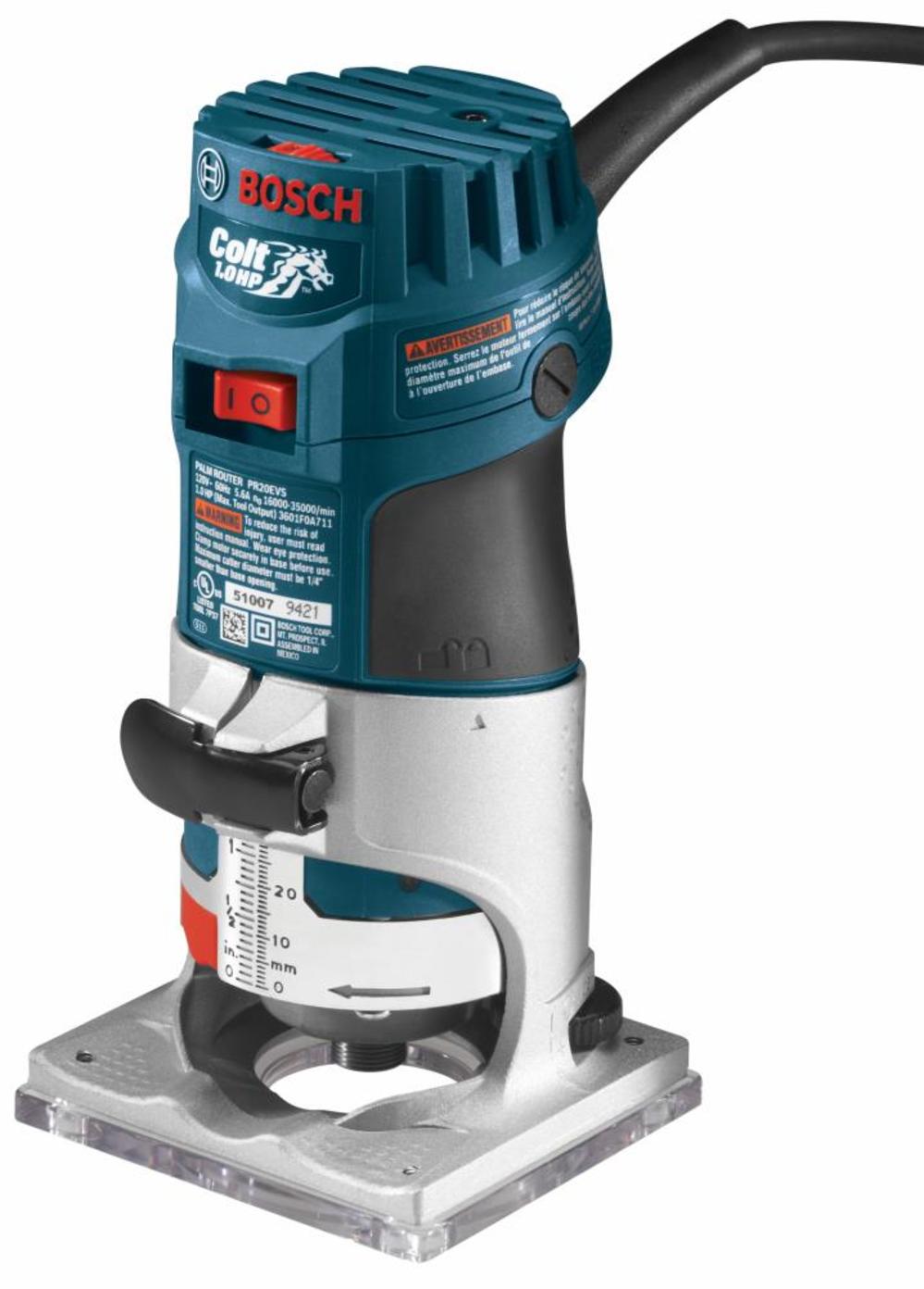 Bosch Colt Electronic Variable-Speed Palm Router - Flockneti