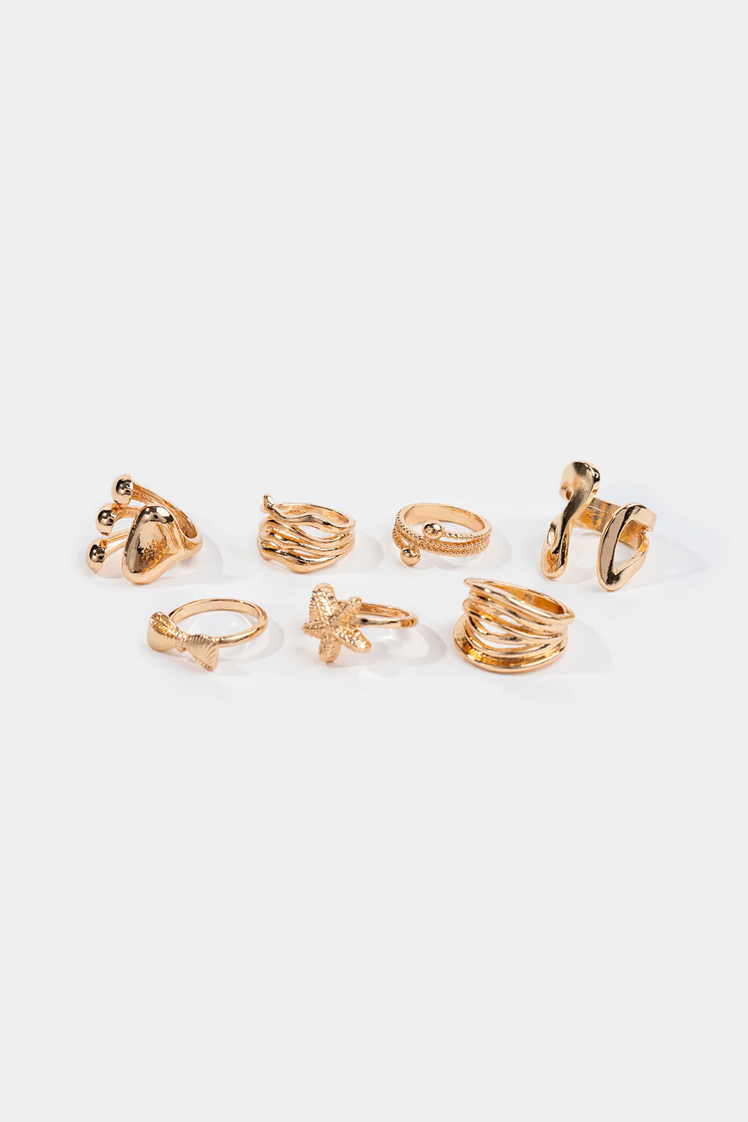 Alloy Geometric Rings - Flockneti