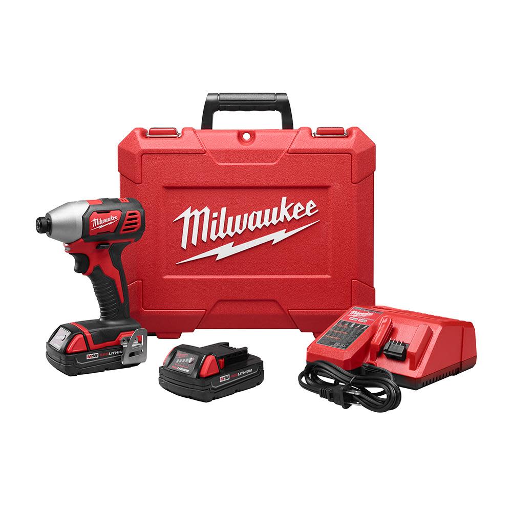 Milwaukee M18 1/4 in. Hex Impact Driver CP Kit - Flockneti
