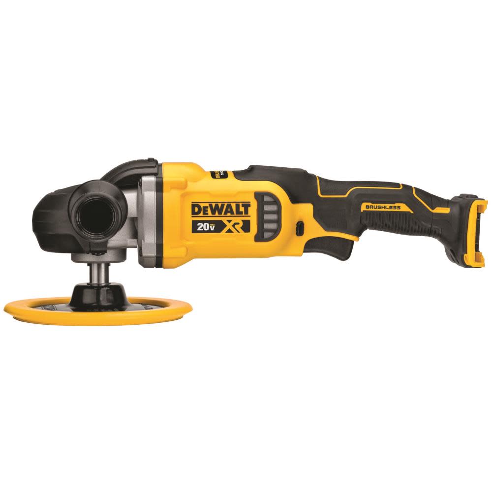 DEWALT 20V MAX XR 7 in 180mm Variable Speed Rotary Polisher Bare Tool - Flockneti