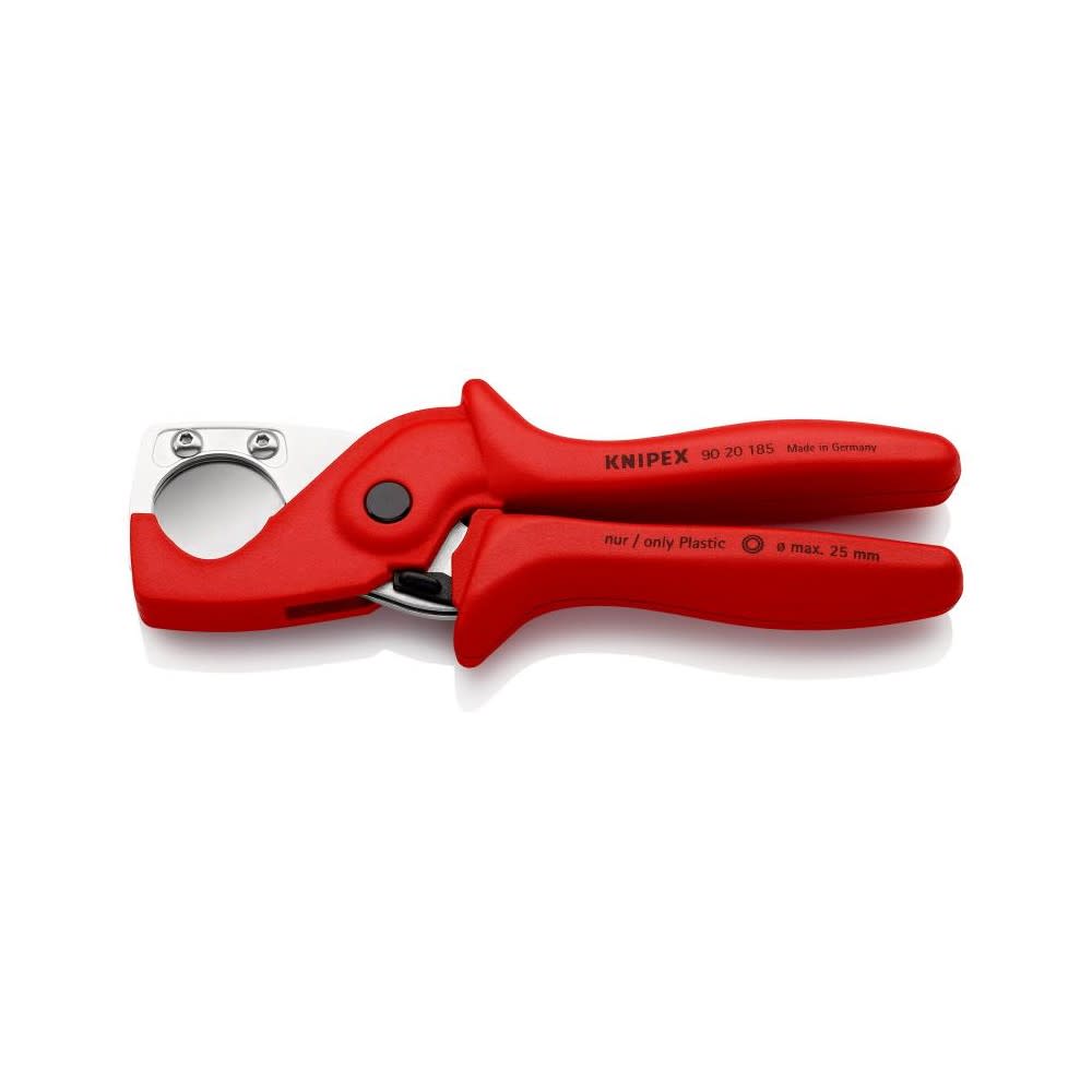 Knipex Plasticut Cutter For Hoses & Plastic Conduit Pipes 185mm - Flockneti