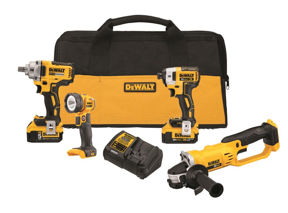DEWALT 20V MAX 4-Tool Combo Kit - Flockneti
