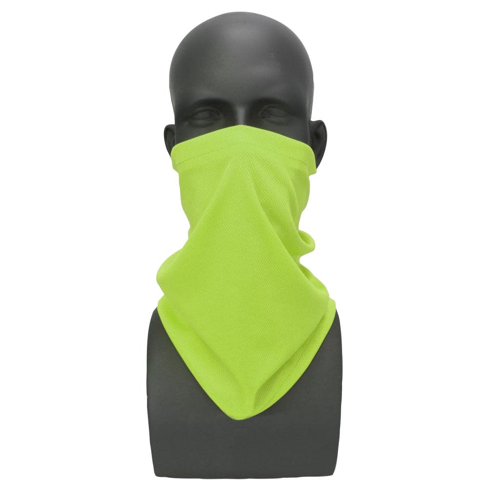 Radians Lime Green Neck Gaiter 100% Polyester - Flockneti