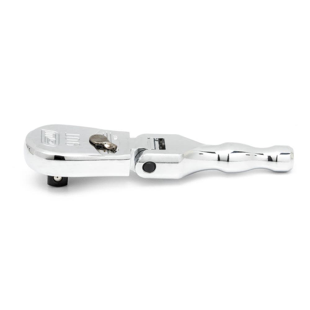 GEARWRENCH 3/8″ Drive 90 Tooth Stubby Flex Head Teardrop Ratchet 5″ - Flockneti