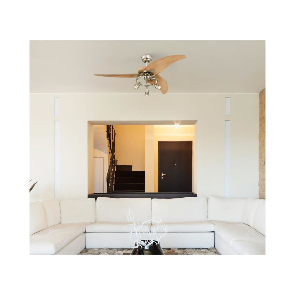 Westinghouse 48″ Elite Brushed Nickel LED Indoor Ceiling Fan - Flockneti