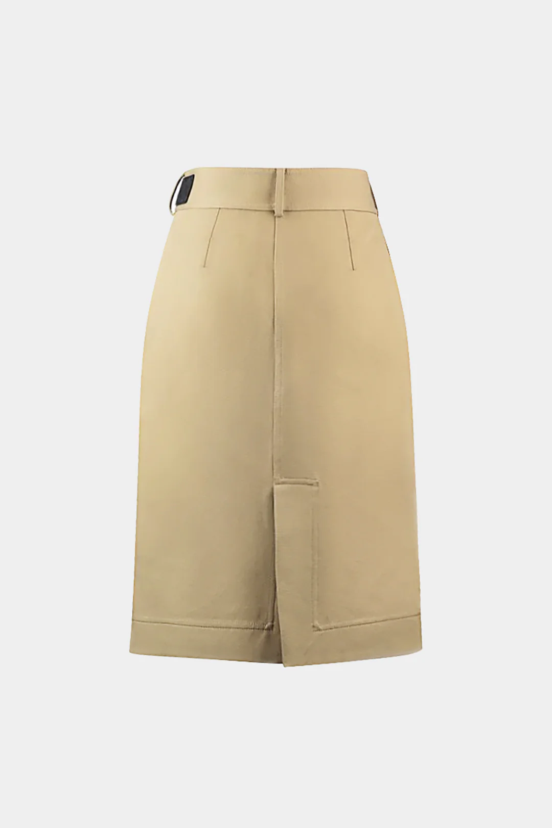 Asymmetrical Belted Split Skirt - Flockneti