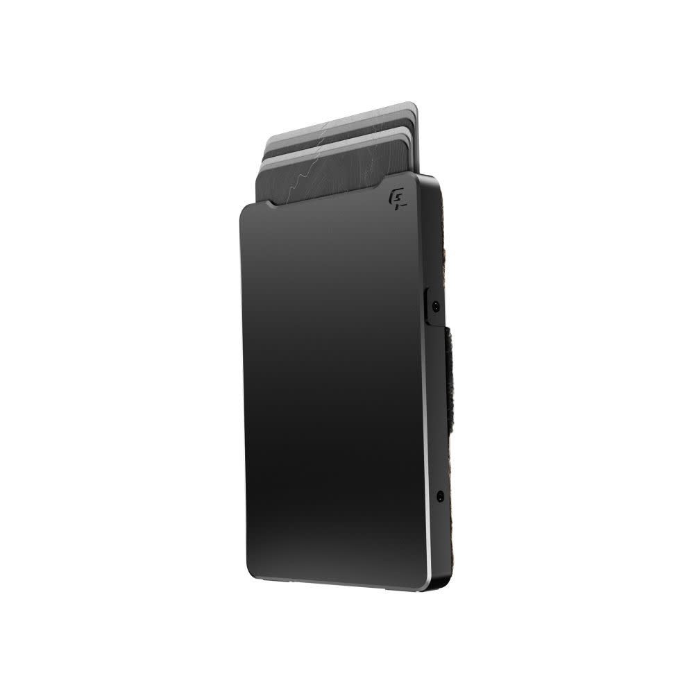 Groove Life Wallet Midnight Black Black Leather - Flockneti