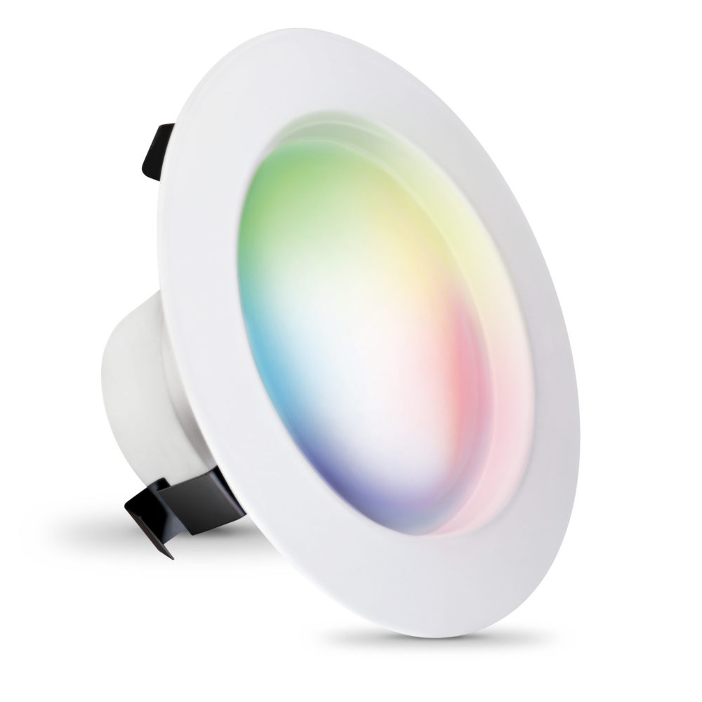 Feit Electric 4″ 8W RGBW LED Smart WiFi Recessed Downlight - Flockneti