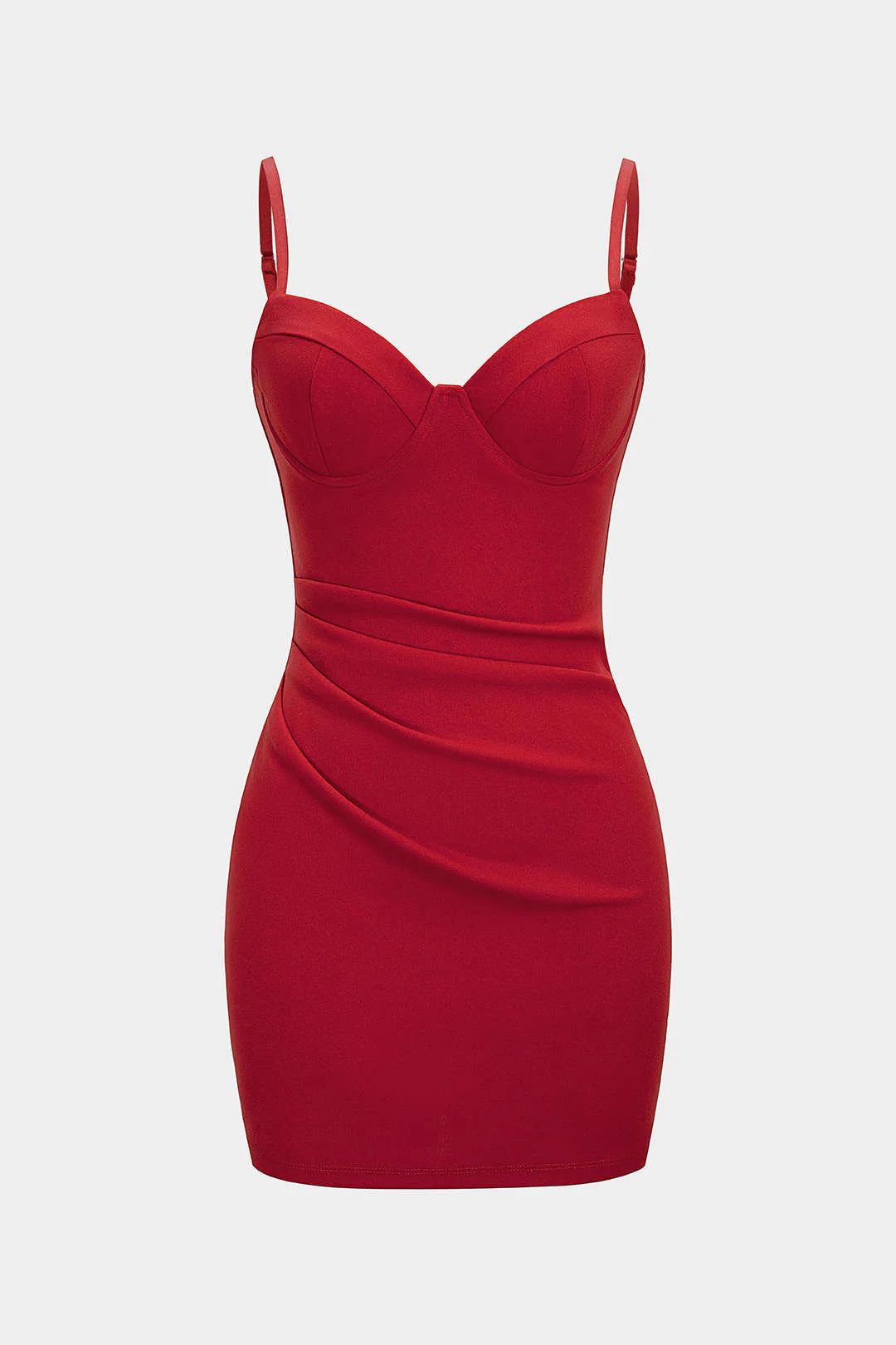 Bustier Zipper Slip Sleeveless Mini Dress - Flockneti