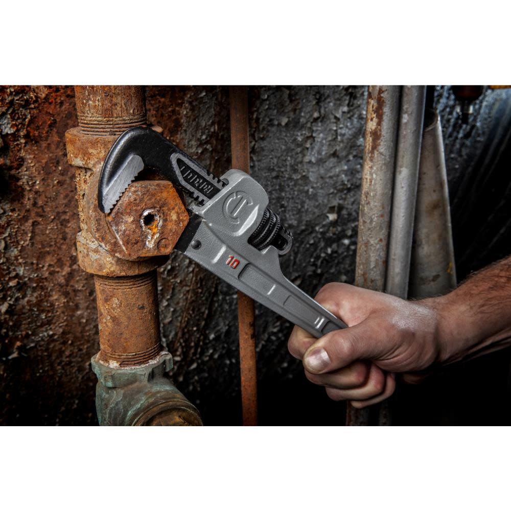 Crescent 10″ Aluminum Slim Jaw Pipe Wrench - Flockneti