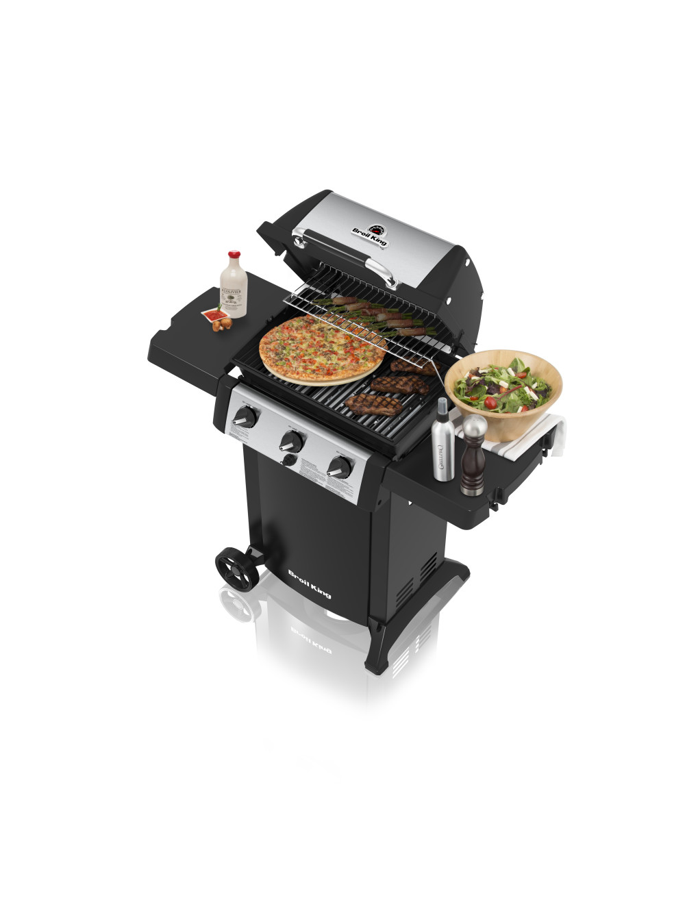Broil King Gem 320 3-Burner Liquid Propane Gas Grill - Flockneti