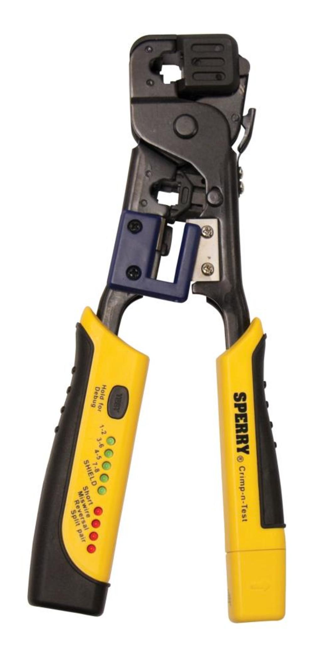 Gardner Bender Sperry Instruments Crimp n Test RJ-45 & RJ-11 Crimping Tool - Flockneti