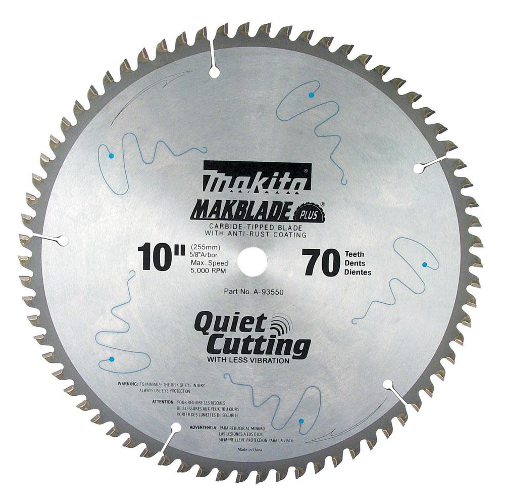 Makita 10 In. CT Saw Blade70T - Flockneti