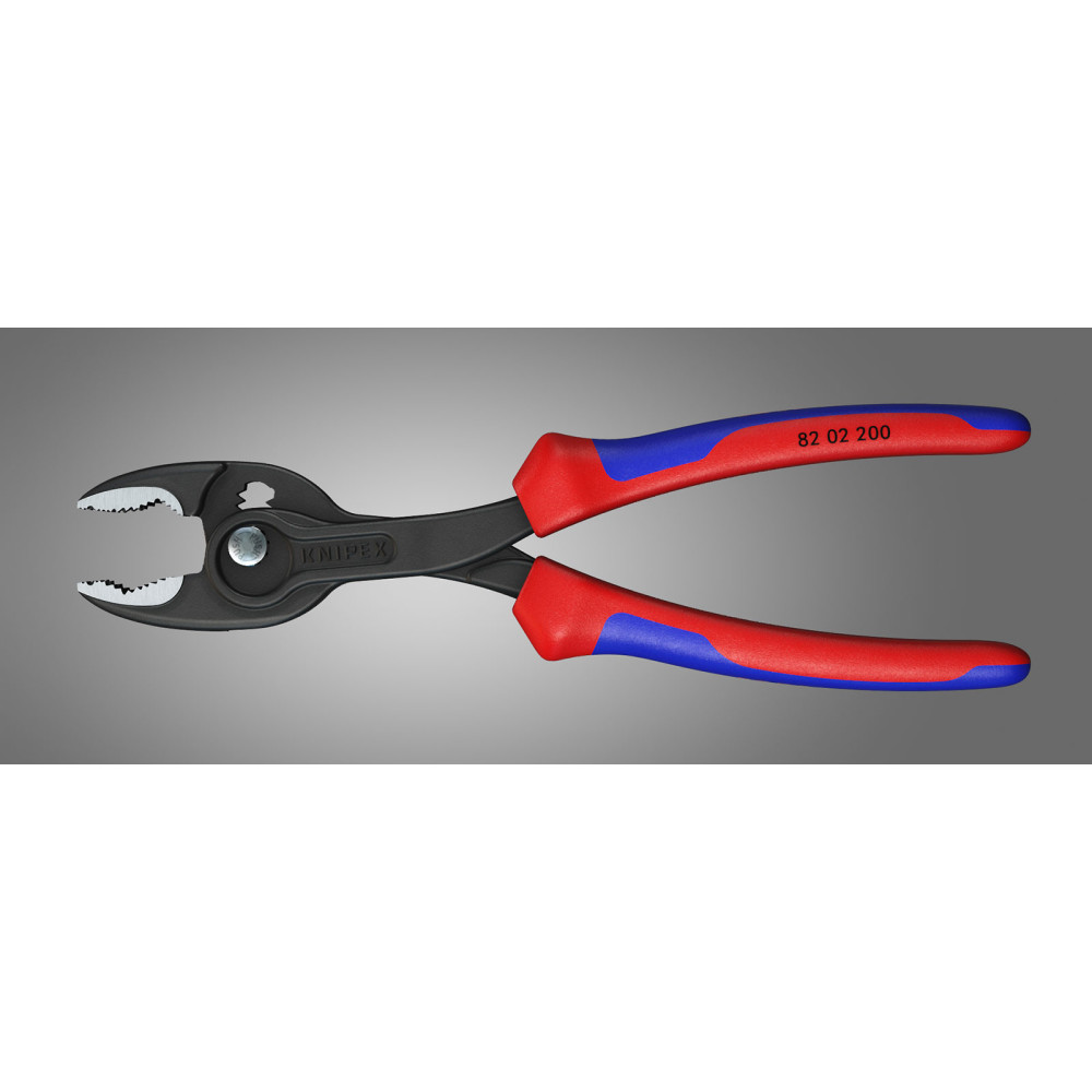Knipex 8 In. TwinGrip Slip Joint Pliers with Comfort Grip Handle - Flockneti