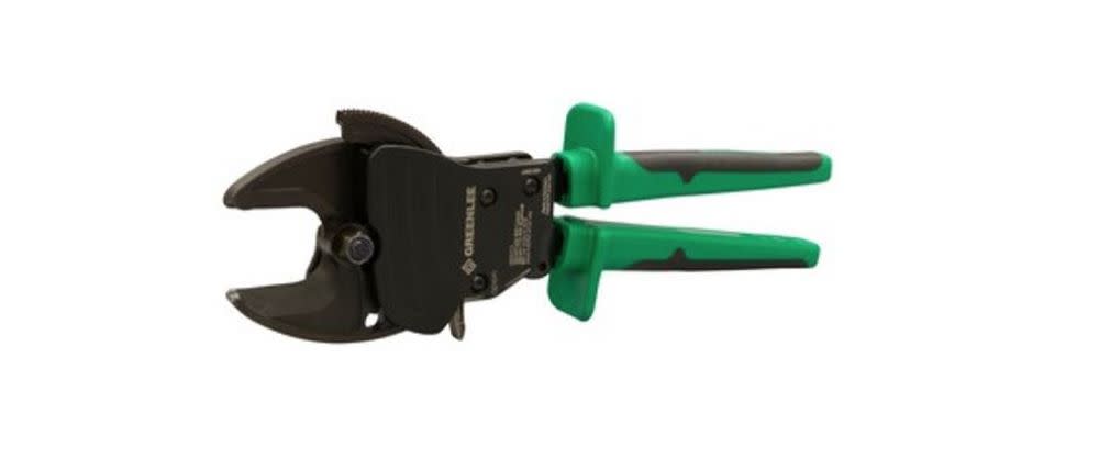 Greenlee Ratchet Cable Cutter 11.25″ Cushioned Grip Open Jaw - Flockneti