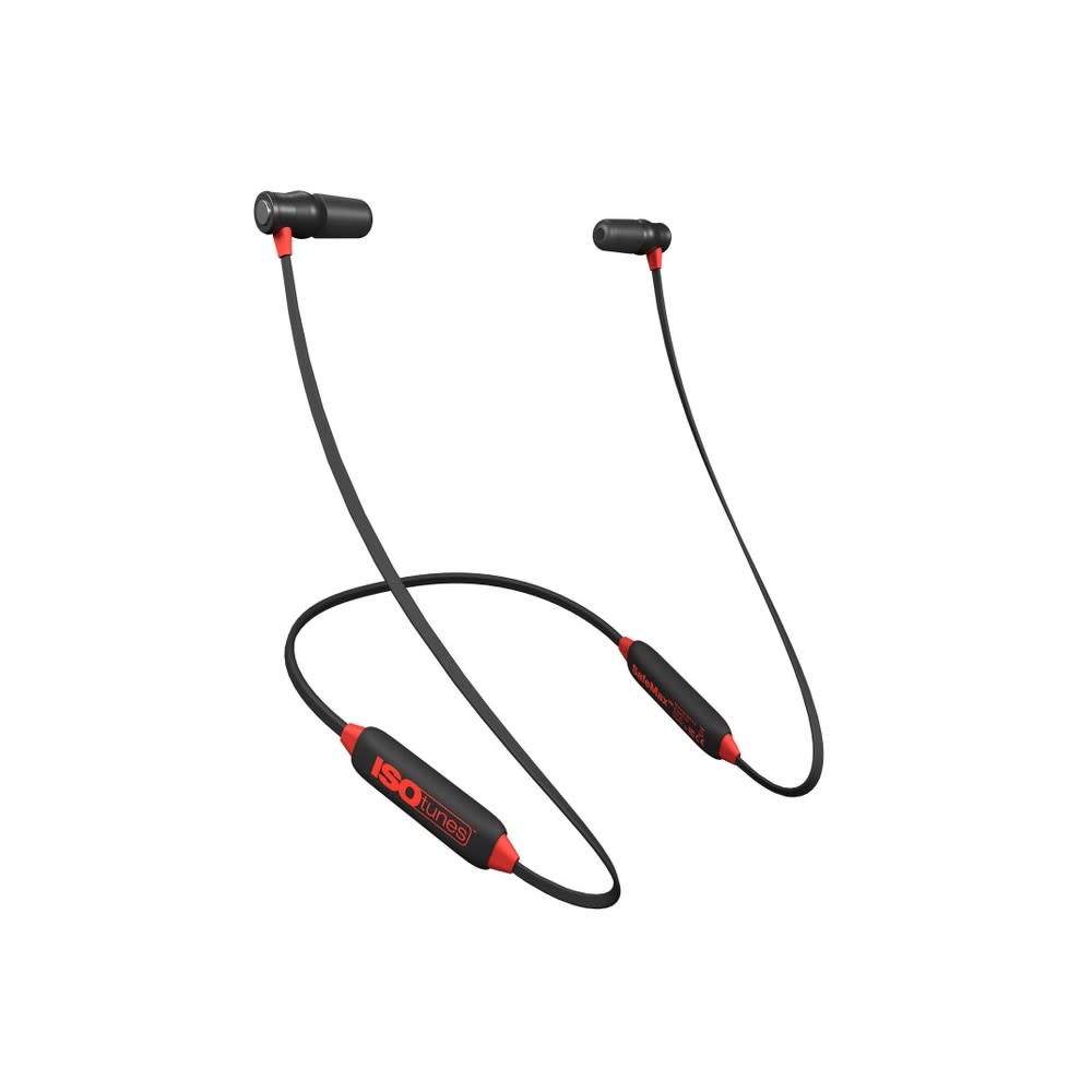 ISOtunes Haven Xtra 2.0 Earbuds Red/Black Noise Isolating - Flockneti
