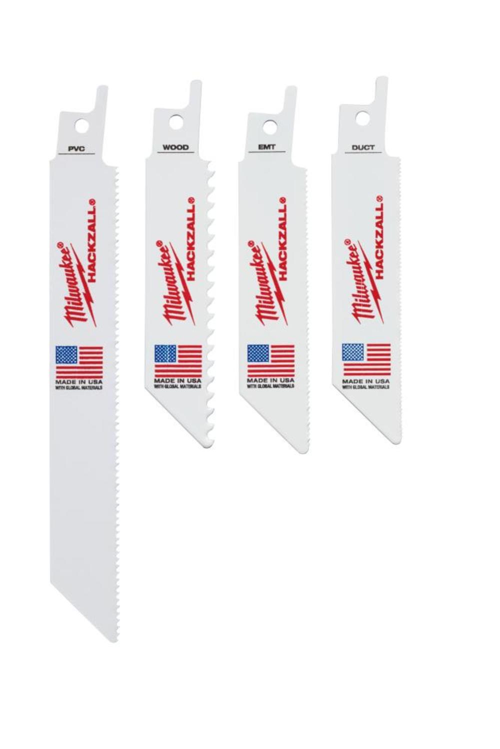 Milwaukee HACKZALL 10 Piece Blade Set - Flockneti