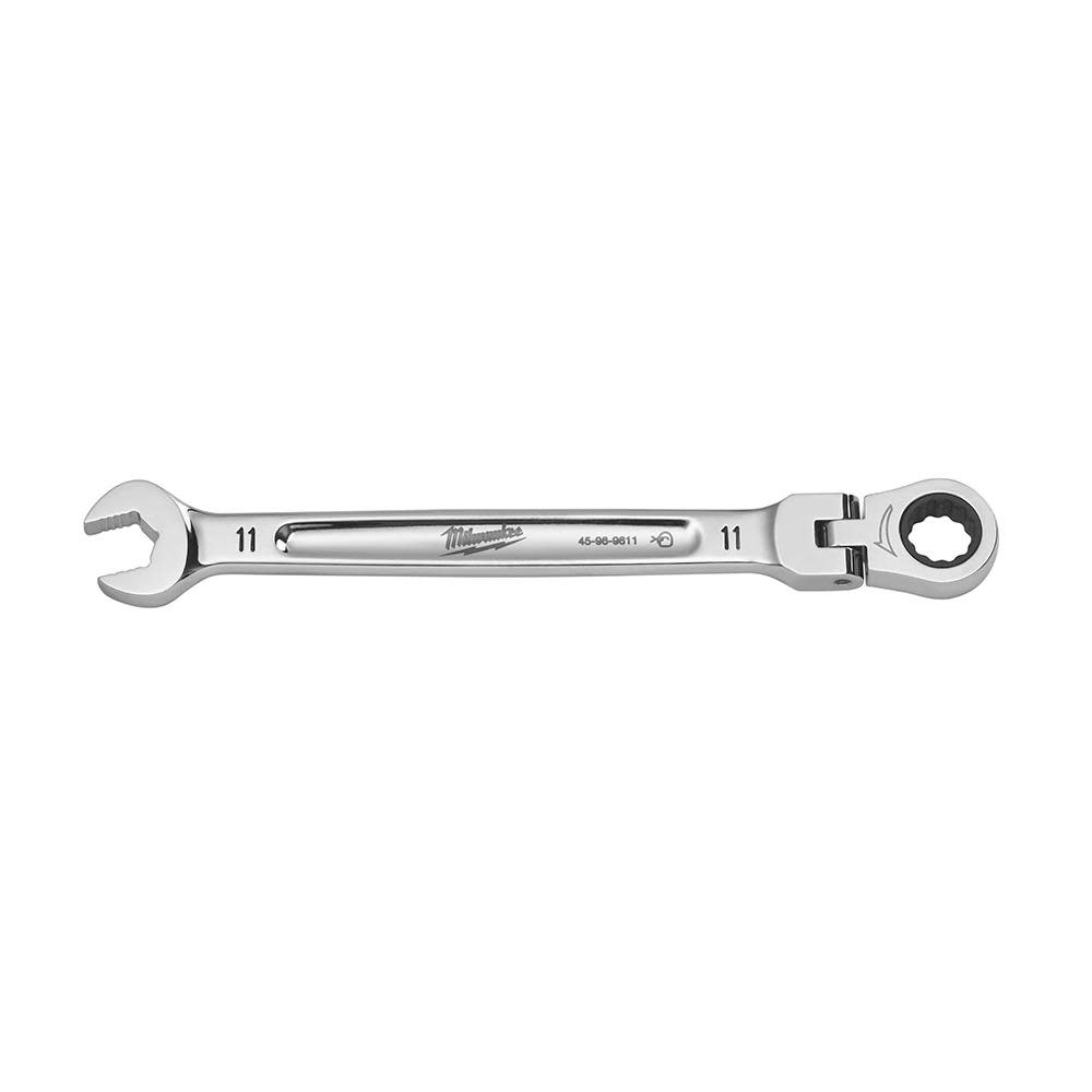 Milwaukee Combination Wrench Flex Head Ratcheting 11mm - Flockneti