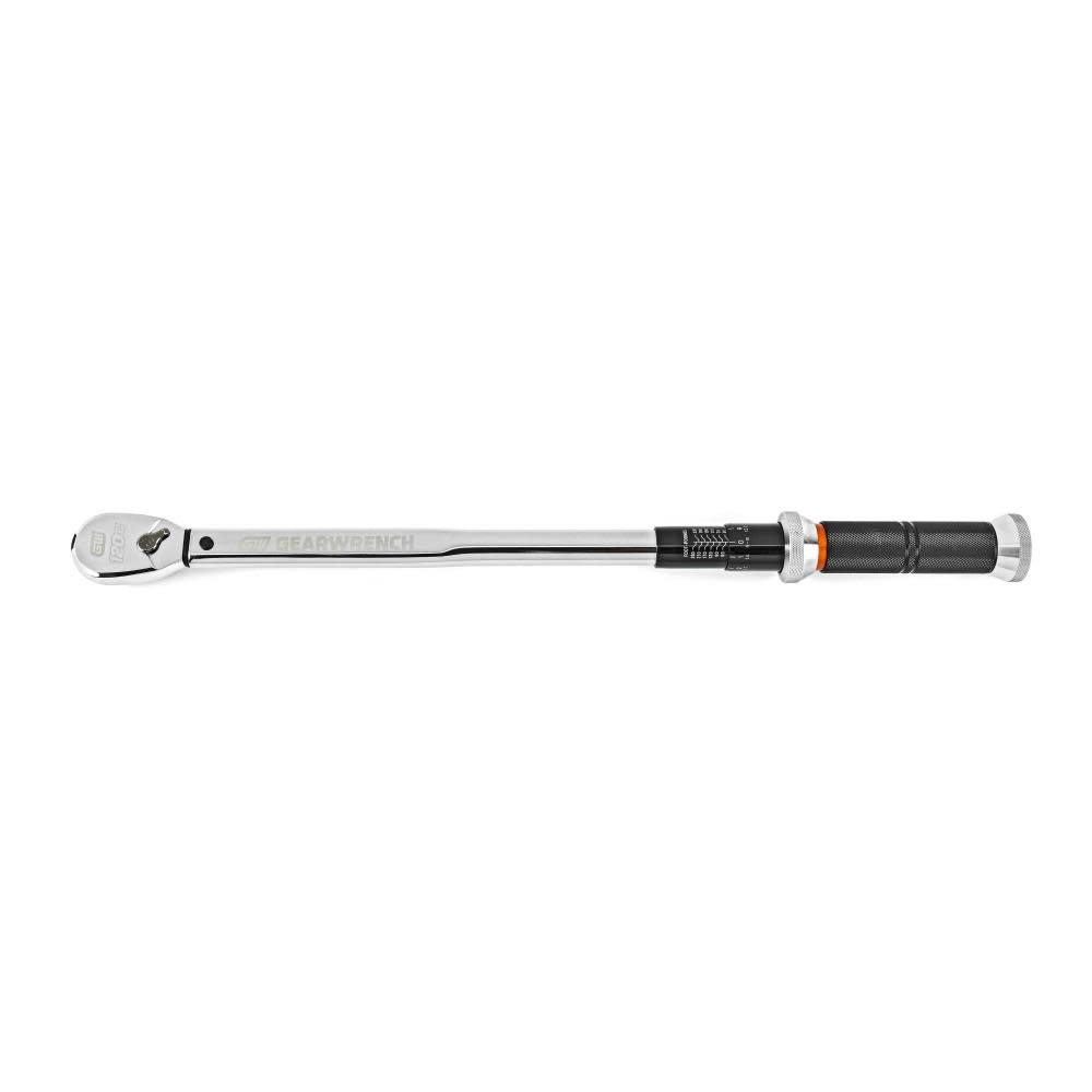 GEARWRENCH 120XP Micrometer Torque Wrench 1/2″ Drive 20-150 ft/Lbs - Flockneti