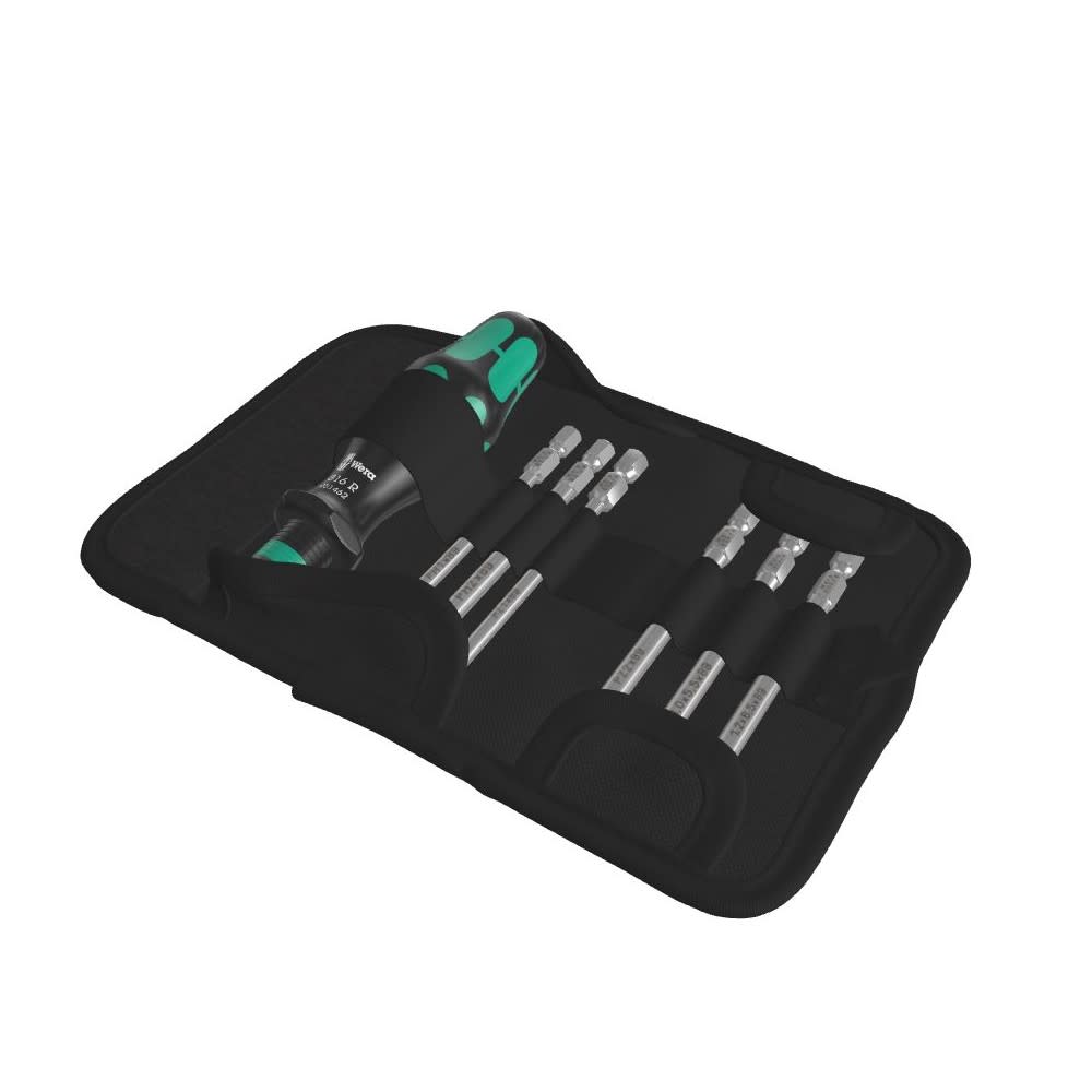 Wera Tools Kraftform Kompakt 40 Screwdriver with Bits 7pc - Flockneti