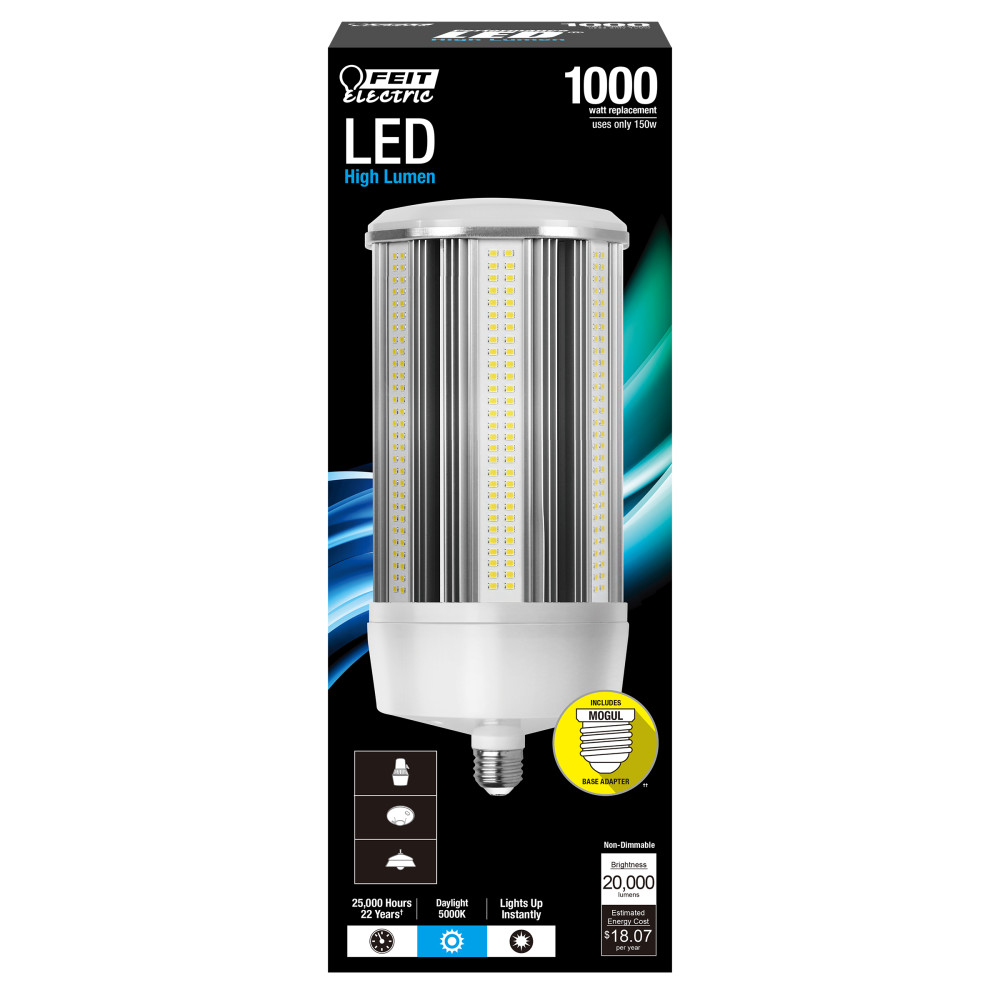 Feit Electric 1000W 20000 Lumens LED Yard Light Bulb 1pk - Flockneti