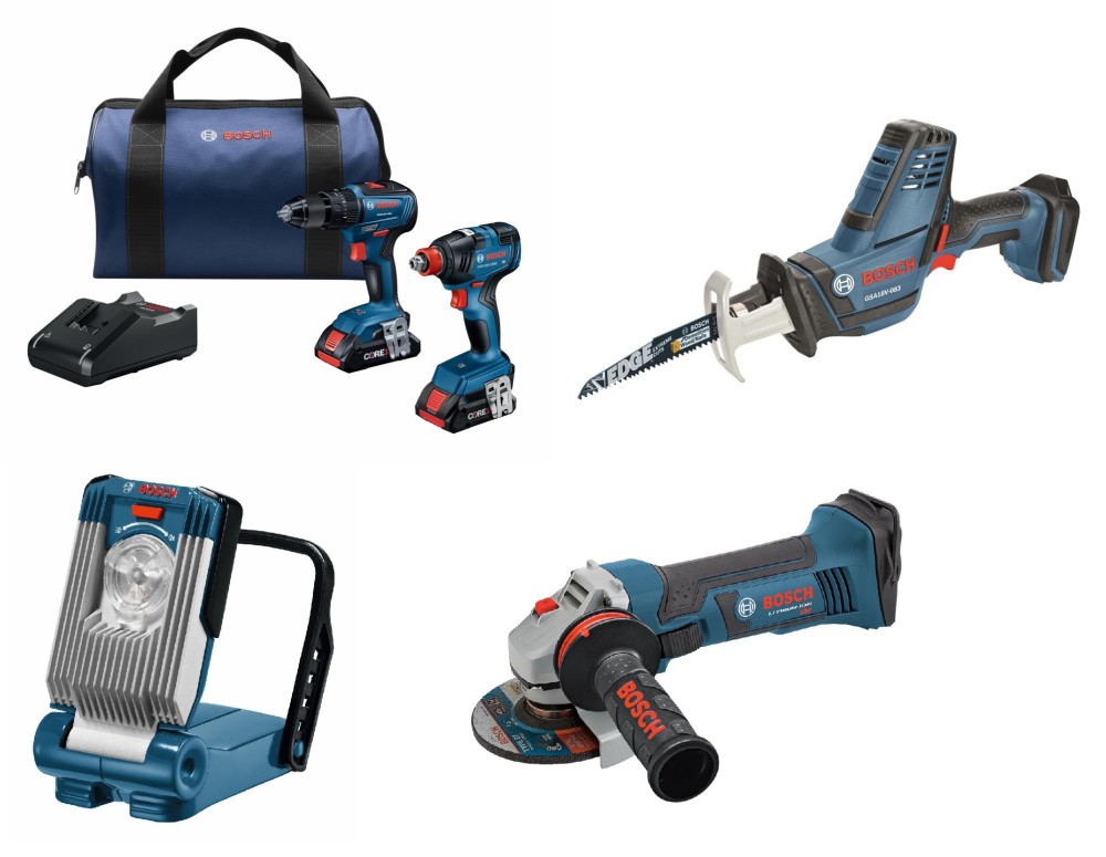 Bosch 5 Tool Combo Kit MEP Bundle - Flockneti
