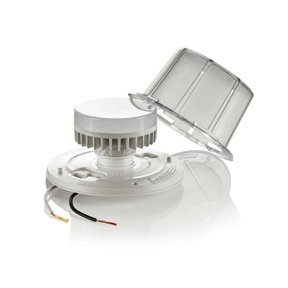 Leviton 10W 120VAC 60HZ White LED Ceiling Keyless Lampholder - Flockneti