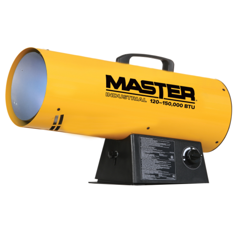 Master Industrial Forced Air Heater 150000 BTU Kerosene LP Variable Output - Flockneti