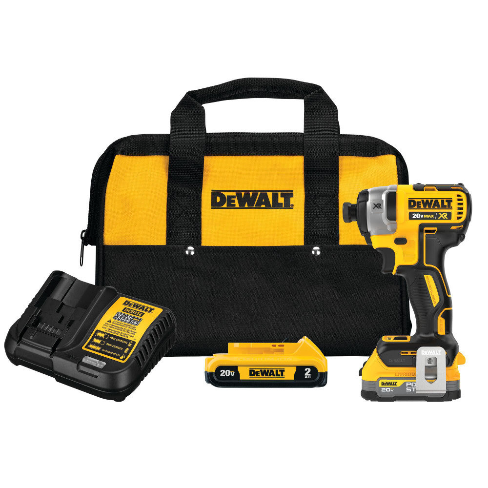 DEWALT 20V MAX XR Impact Driver with POWERSTACK Kit - Flockneti