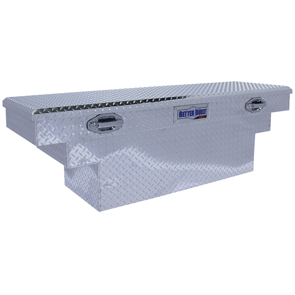 Better Built 61.5″ SEC Saddle Truck Tool Box DEEP UNIVERSAL BRITE ALUMINUM - Flockneti