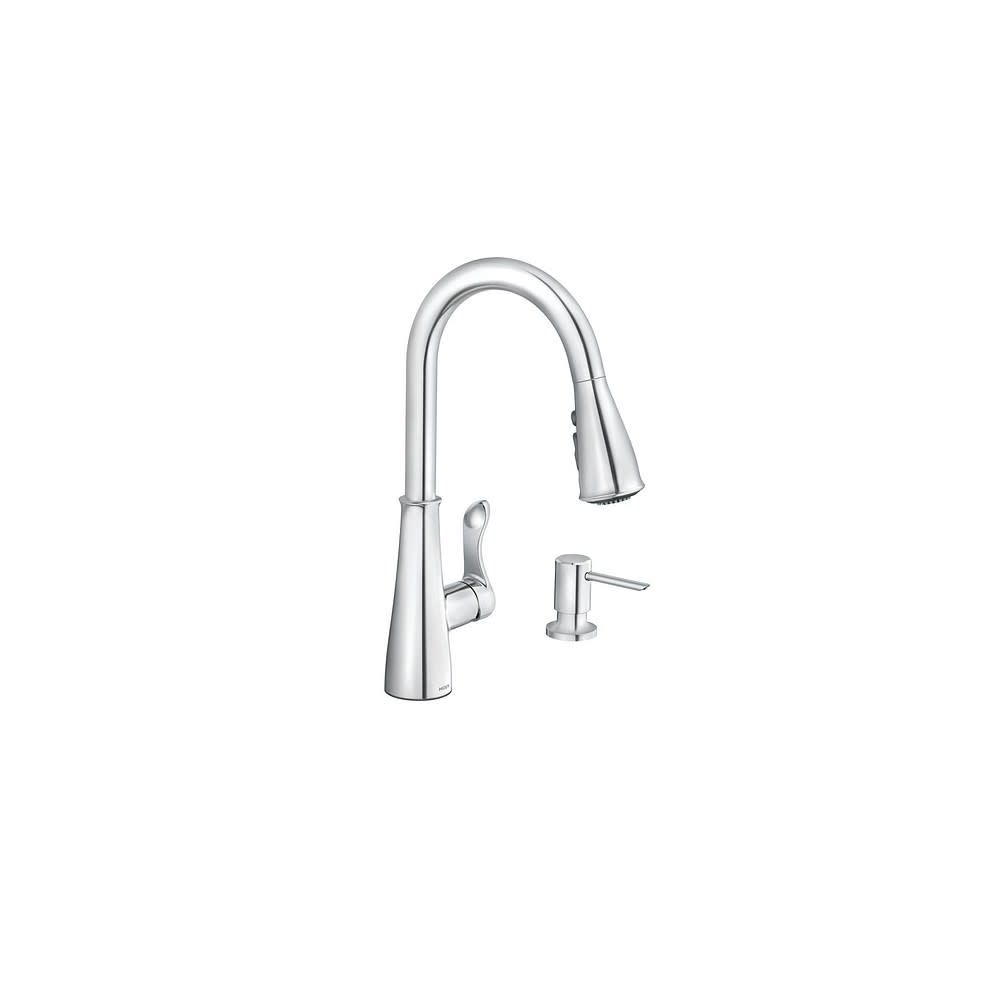 Moen Hadley Kitchen Faucet Chrome 1 Handle Pulldown - Flockneti