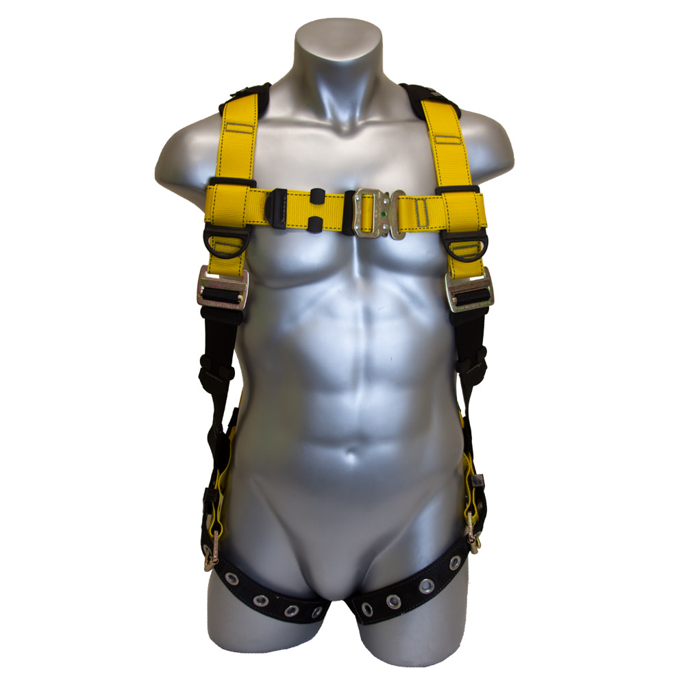 Guardian Fall Protection XL-XXL Series 3 Full-Body Harness with Chest QC - Flockneti