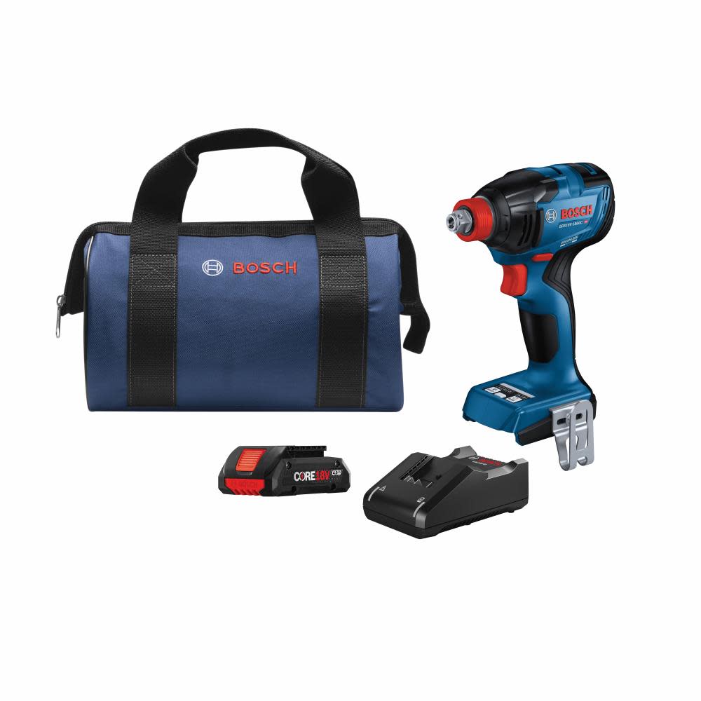 Bosch 18V Freak 1/4″ & 1/2″ Two In One Bit/Socket Impact Driver Kit - Flockneti