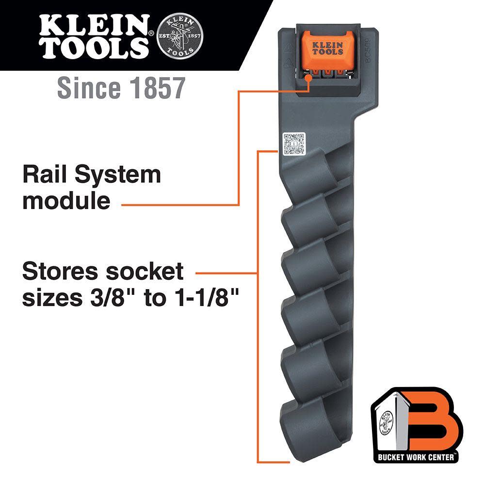 Klein Tools Socket Storage Module Rail System - Flockneti