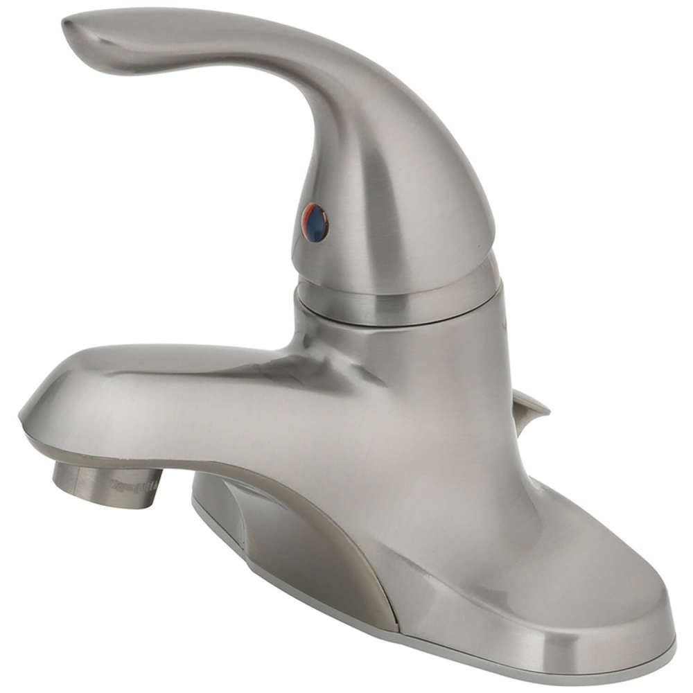 Oakbrook Bathroom Sink Faucet One Handle Brushed Nickel - Flockneti