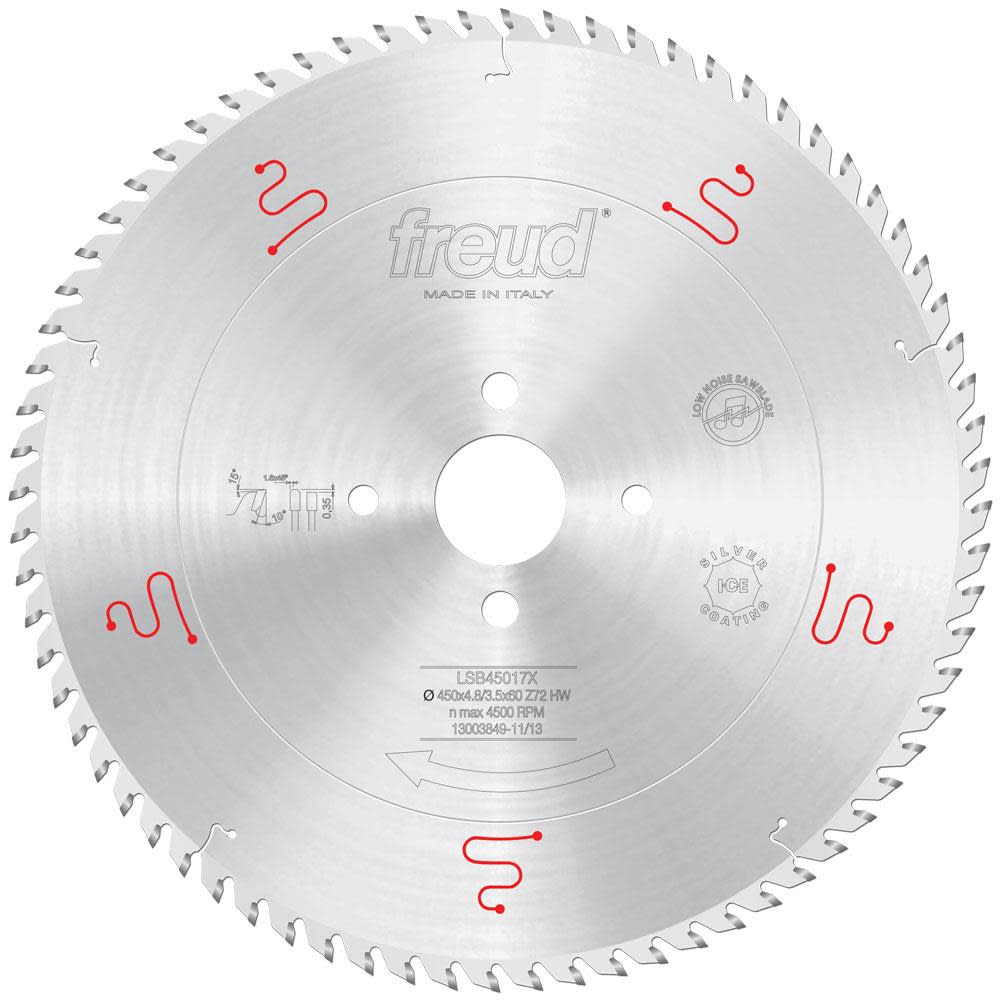 Freud 450 mm x 72T Panel Sizing On Horizontal Beam Saws - Flockneti
